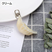 キーホルダー バッグチャーム 餃子 ぎょうざ 食品サンプル リアル ユニーク 面白い 可愛い ナスカン レディース メンズ プレゼント