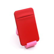 スマホ用 カードポケット 貼付け式 カードケース スマートフォンアクセサリー ICカード 定期入れ 背面ポケット 粘着式 カード収納 シンプル スリム 無地 ブラック グレー ホワイト レッド