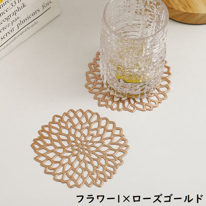コースター 4枚セット 直径10cm 耐熱 断熱 防水 商品画像5