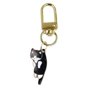 キーホルダー キーリング バッグチャーム 猫 ネコ キャット 吊り下げ カラビナ付き かわいい 可愛い プレゼント ギフト 景品