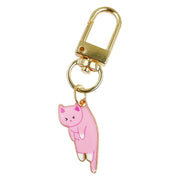 キーホルダー キーリング バッグチャーム 猫 ネコ キャット 吊り下げ カラビナ付き かわいい 可愛い プレゼント ギフト 景品