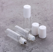 アトマイザー ロールオン 5ml 詰め替え容器 ミニボトル ガラス瓶 香水 化粧水 持ち運び 携帯用 旅行 塗る アロマオイル