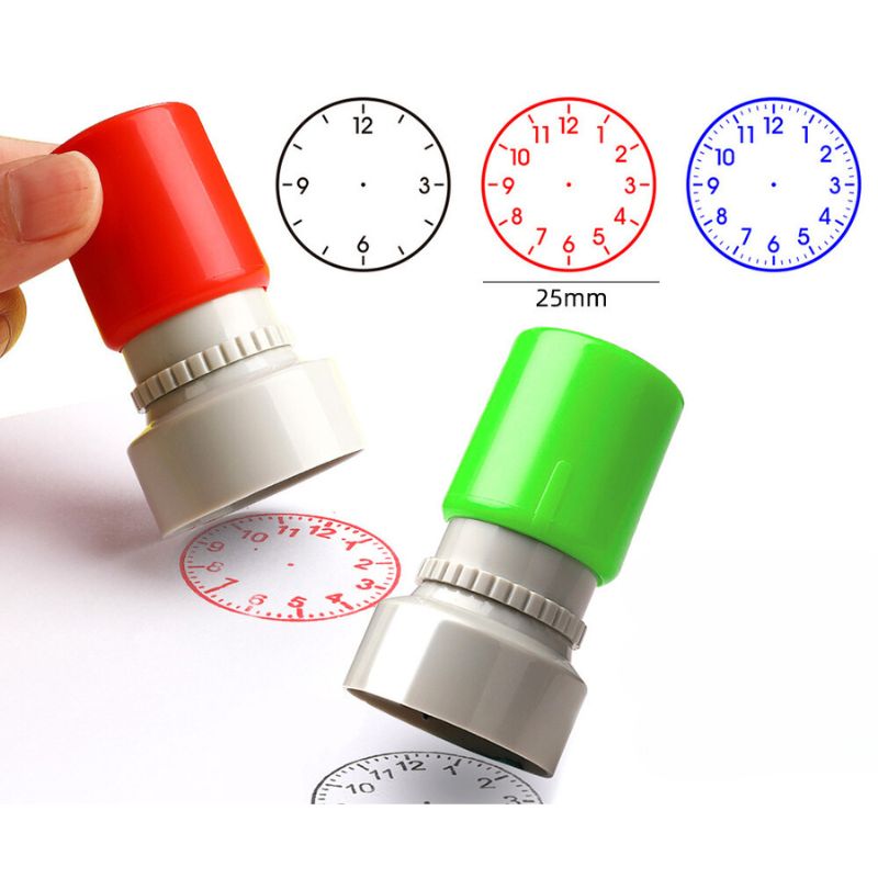スタンプ ハンコ 判子 はんこ アナログ時計 事務 商品画像3