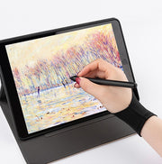 ペングローブ 2本指グローブ ペンタブレット グローブ 単品 1枚 絵描き トレース台 手袋 てぶくろ レディース メンズ 女性用 男性用 右利き 左利き 両用