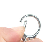 キーホルダー 10個セット キーリング キーチェーン リング カニカン シンプル 飾りなし DIY ハンドメイド 材料 アクセサリーパーツ 雑貨 パーツ 自作 定番
