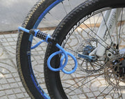 チェーンロック ケーブルロック 鍵 自転車 マウンテンバイク 5桁 ダイヤル式 施錠 盗難防止 防犯 便利 安全 パスワード 120cm 暗証番号 変更可能 自転車アクセサリー 通勤 通学