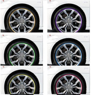 ホイール ホイールリムガード リムカバー ホイールガード キズ防止 ホイール保護 車 DIY 簡単装着 お洒落 カスタム 車 カー用品
