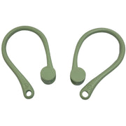 イヤーフック AirPods イヤホン 両耳用 1ペア シリコン 耳掛け 痛み軽減 快適 滑り止め 簡単取り付け 無地 シンプル エアーポッズ スポーツ アウトドア トレーニング ジム 便利グッズ