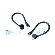 イヤーフック AirPods イヤホン 両耳用 1ペア シリコン 耳掛け 痛み軽減 快適 滑り止め 簡単取り付け 無地 シンプル エアーポッズ スポーツ アウトドア トレーニング ジム 便利グッズ