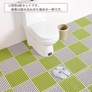 浴室内マット 同色6枚セット 30×30cm ジョイントマット お風呂 滑り止め 防滑 赤ちゃん 高齢者 妊婦 キッチン 洗面所 転倒防止 安全対策