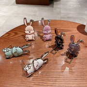 スマホスタンド キックスタンド ウサギ 兎 折りたたみ 引き出し式 粘着式 縦置き 横置き かわいい スマートフォン用 スマホアクセサリー