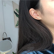 ピアス レディース スタッドピアス アクセサリー ファッション雑貨 リーフ 小ぶり シンプル ゴールド シルバー 黒 ブラック おしゃれ 小物