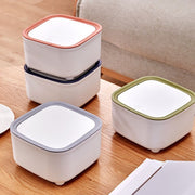 卓上ゴミ箱 ダストボックス ゴミ箱 プッシュ式 ワンタッチ 蓋つき ミニサイズ 小型 コンパクト デスク リビング 車用 寝室 円形四角 シンプル