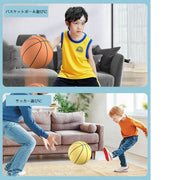 サイレントボール 5号球 子供用 キッズ 静音 部屋 軽量 ボール遊び バスケットボール 騒音防止 柔らかい 痛くない 安全 室内 外遊び スポーツ