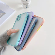 iPhoneケース iPhoneカバー スマホケース スマートフォンケース パステルカラー クリア 透明 半透明 シンプル 無地 かわいい 傷防止 汚れ防止 スマホ雑貨 スマホグッズ