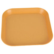 トレー 3個セット カフェトレー プレート お盆 トレイ 食器トレ- スクエア 四角 キッチン雑貨 キッチン用品 小物入れ キッチン収納 耐熱 配膳トレー 日用品雑貨 おぼん シンプル 無地 単色 かわいい ナチュラル 北欧風 青 緑 橙 黄