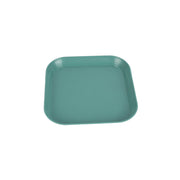 トレー 3個セット カフェトレー プレート お盆 トレイ 食器トレ- スクエア 四角 キッチン雑貨 キッチン用品 小物入れ キッチン収納 耐熱 配膳トレー 日用品雑貨 おぼん シンプル 無地 単色 かわいい ナチュラル 北欧風 青 緑 橙 黄