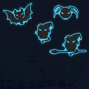 ウォールステッカー ウォールシール 光る 夜光 蓄光 壁ステッカー 壁紙シール シール式  ハロウィン コウモリ クモ ネコ 可愛い イベント パーティー 壁面装飾 室内装飾 模様替え DIY ルームデコレーション インテリア雑貨 子供部屋 リビング ダイニング 寝室