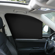 車用サンシェード 車内カーテン 単品 マグネット仕様 単品 日よけ 日除け 目隠し 折りたたみ コンパクト カー用品 車用品 サイドサンシェード 窓 ドライブ 駐車 猛暑対策 車中泊 遮光カーテン 透けない 中が見えない 単色 無地 黒 銀色 シンプル 便利グッズ