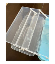 救急箱 収納ボックス 工具箱 収納箱 薬箱  薬入れ 小物入れ 工具入れ 車載用 中が見える 化粧品入れ 文房具入れ 持ち手付き 大容量 おもちゃ 多用途