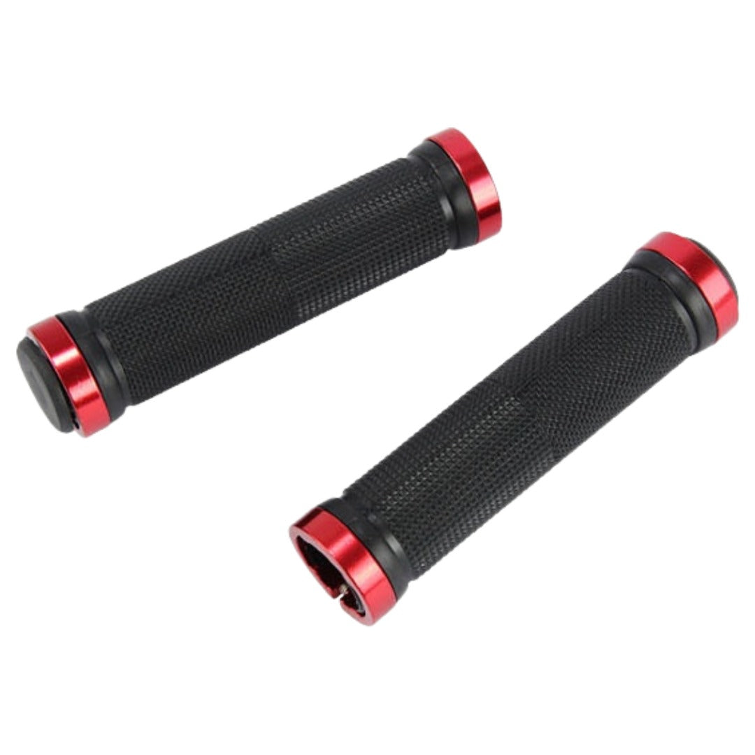 自転車用グリップ ハンドルグリップ 左右セット 2本セット 工具付き 22mm レッド バリエーション画像