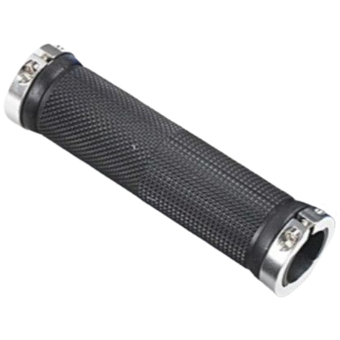 自転車用グリップ ハンドルグリップ 左右セット 2本セット 工具付き 22mm シルバー バリエーション画像