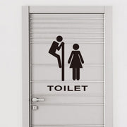 ウォールステッカー 壁紙シール トイレ W.C toilet トイレット WC ドア 壁装飾 装飾 ステッカー 雑貨 シール 小物 DIY リメイク リフォーム イメチェン