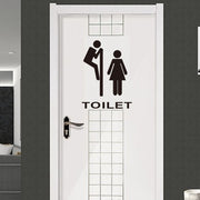 ウォールステッカー 壁紙シール トイレ W.C toilet トイレット WC ドア 壁装飾 装飾 ステッカー 雑貨 シール 小物 DIY リメイク リフォーム イメチェン