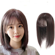 ポイントウィッグ 部分ウィッグ ヘアピース かつら 頭頂部 つむじ 前髪 トップカバー つけ毛 レディース 女性 ボリュームアップ 白髪隠し ストレート ヘアアレンジ イメチェン