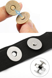 マグネットホック 10個セット マグネットボタン 両面カシメ 片面カシメ 薄型 厚型 14mm 18mm 手芸用品 クラフト金具 バッグ留め具 スナップ おしゃれ かばん用 鞄 アンティーク風