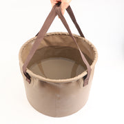 折りたたみバケツ 大容量10L 布バケツ 屋外用パックシンク 洗面器 自立式 軽量 無地 携帯 アウトドア キャンプ 釣り 洗濯 水汲み