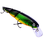 ハードルアー ミノープラグ ジョイントミノー ハードベイト トリプルフック 疑似餌 多関節 釣り餌 小魚デザイン 釣り用品 釣り具 フィッシング用品 海釣り バス釣り 船釣り 川釣り