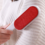 洋服ブラシ 毛玉取り ほこり取り 毛取りブラシ 両面 ペット 抜け毛 掃除 衣類 クッション カーペット ソファ