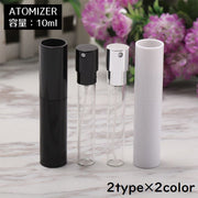 アトマイザー 10ml 小分け 詰め替え容器 スプレー ミニボトル 香水 化粧水 旅行 持ち運び 携帯 コンパクト ワンプッシュ