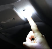 車用ルームランプ LEDライト イルミライト タッチライト 車内灯 イルミネーション USB充電式 リチウム 単色 カラフル 面ファスナー 内装 天井 室内 寝室 車用品 カー用品