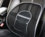 背もたれ用クッション シートクッション ランバーサポート 車用 チェアクッション カークッション 通気性 メッシュ シートカバー 蒸れ防止 運転席 助手席 後部座席 腰当て
