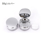 フェイスパウダー用ケース 詰め替え容器 空容器 5g 8g 10g パフ付き 鏡付き ミラー付き ルースパウダー フィニッシュパウダー ファンデーション コンパクト メイク道具