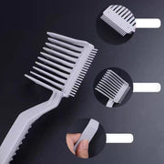 フェードコーム 散髪用コーム くし カッティングコーム ヘアカット メンズ 男性 レディース 男女兼用 セルフカット 髪切り クシ 櫛 カットコーム 刈り上げ 便利グッズ 自宅 理髪店 散髪 グレー