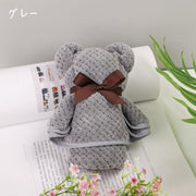 ハンドタオル タオルベア 35×75cm 単品 クマ くま プレゼント ギフト お祝い 贈り物 景品 ふわふわ 柔らかい かわいい おしゃれ