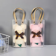 ハンドタオル タオルベア 35×75cm ラッピング袋付き クマ くま プレゼント ギフト お祝い 贈り物 景品 ふわふわ 柔らかい かわいい おしゃれ