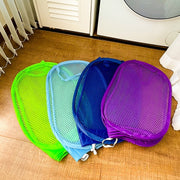 ランドリーバスケット 洗濯カゴ 折りたたみ コンパクト 持ち手付き メッシュ 軽量 通気性抜群 持ち運び 洗濯物 収納 旅行 携帯 おもちゃ 片付け 整理整頓 シンプル カラフル おしゃれ