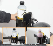 自転車用ボトルゲージ スマホホルダー 一体型 ドリンクホルダー 水筒ホルダー 360度回転 飲料水 ペットボトル 缶ジュース スマホ サイクリング 自転車用品