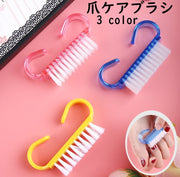 爪ケアブラシ ネイルブラシ ダストブラシ 爪ブラシ 手洗い 指 手先 汚れ ネイルケア ネイル用品 ネイルアート マニキュア ブラッシング 掃除
