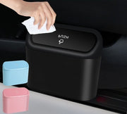 車用ゴミ箱 車載 カー用品 自動車用 ごみ箱 ダストボックス 蓋付き ふた フタ コンパクト 収納ケース スリム ミニ シンプル プッシュ式 簡単装着 便利