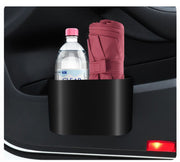 車用ゴミ箱 車載 カー用品 自動車用 ごみ箱 ダストボックス 蓋付き ふた フタ コンパクト 収納ケース スリム ミニ シンプル プッシュ式 簡単装着 便利