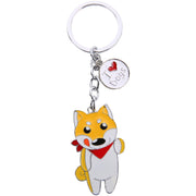 キーホルダー キーチェーン キーチャーム キーリング 犬 イヌ ドッグ アニマル 動物 肉球 愛犬 バッグチャーム かわいい ギフト プレゼント