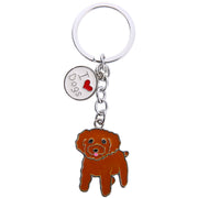 キーホルダー キーチェーン キーチャーム キーリング 犬 イヌ ドッグ アニマル 動物 肉球 愛犬 バッグチャーム かわいい ギフト プレゼント