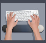 マウスパッド リストレスト 2点セット グラデーション 柔らかい クッション 疲れ予防 キーボード用 パソコン周辺機器 PC オフィス 会社 在宅ワーク おしゃれ シンプル