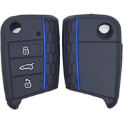 キーカバー キーケース キーホルダー スマートキーケース スマートキーカバー Volkswagen フォルクスワーゲン 専用 鍵入れ シリコン ソフト 耐久性 軽量 シンプル おしゃれ かっこいい スタイリッシュ ギフト プレゼント 贈り物