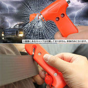 緊急脱出用ハンマー 緊急脱出ハンマー ガラスハンマー シートベルトカッター 車用品 カー用品 災害 豪雨 地震 事故 防犯 多機能